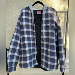 Wrangler Hooded Flannel